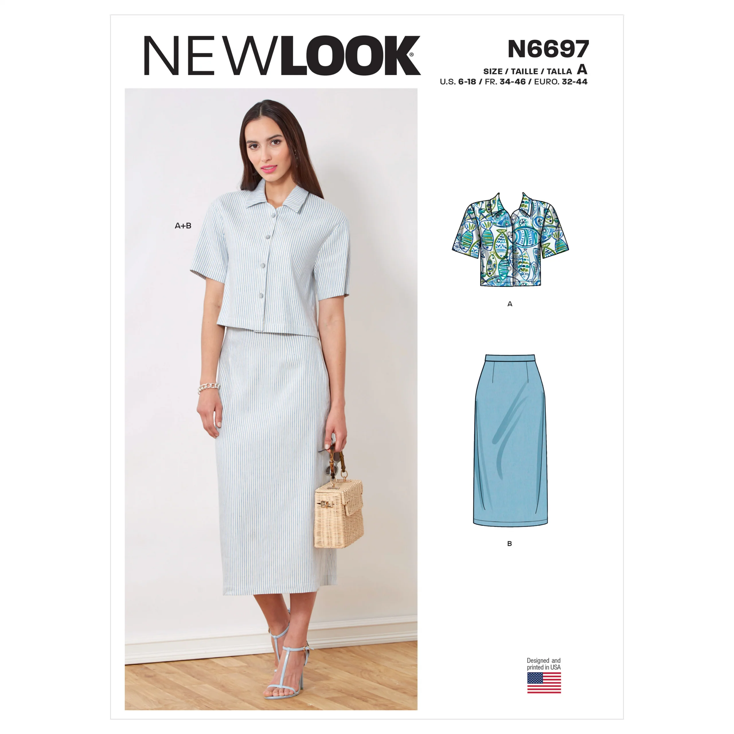 New Look Top and Skirt N6697 - Image 2