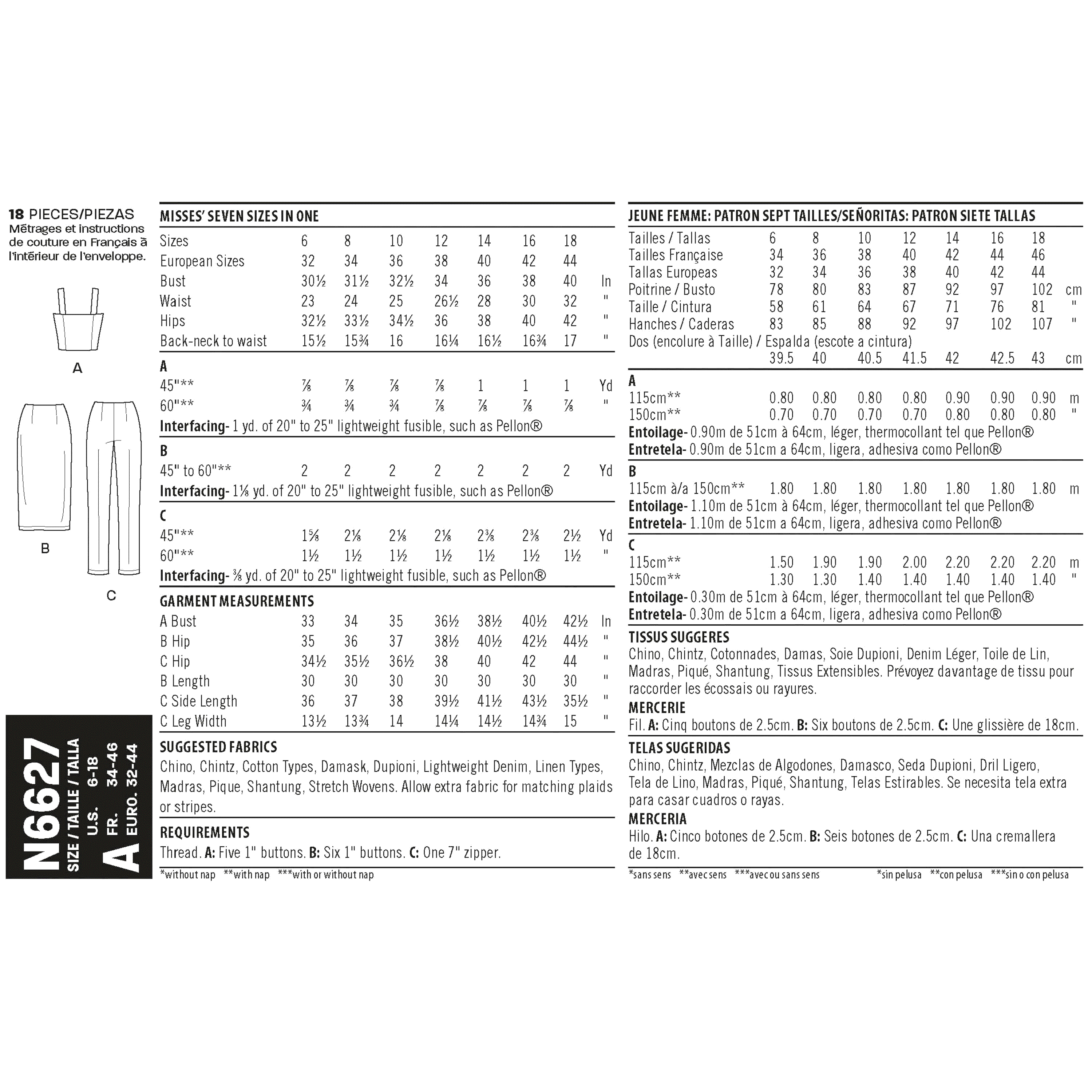 New Look Top, Skirt and Trousers N6627 - Image 5