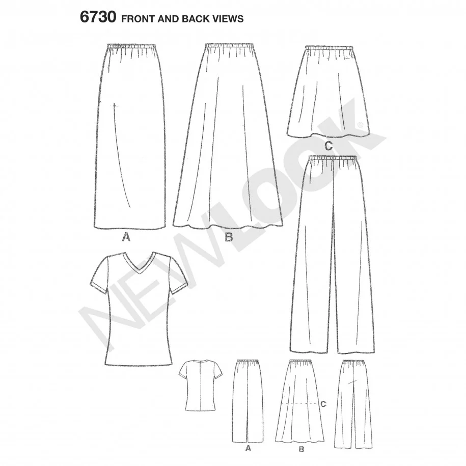 New Look Tops, Skirts and Trousers N6730 - Image 4
