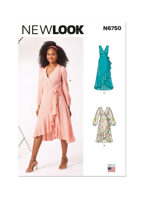 New Look Wrap Dress N6750 - Image 2
