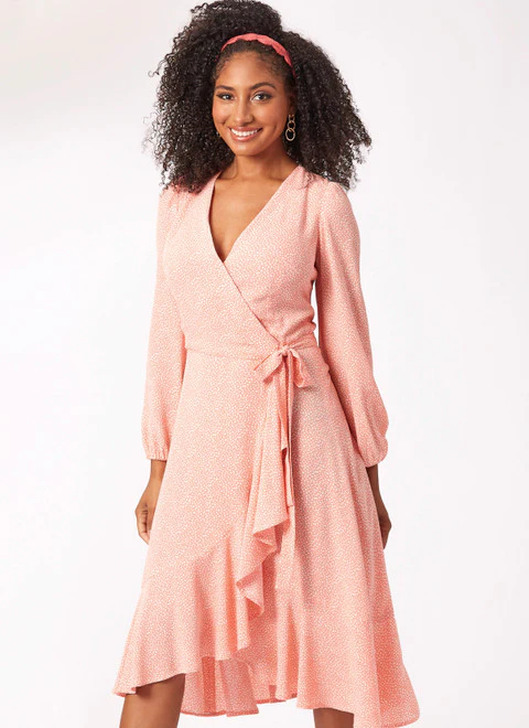 New Look Wrap Dress N6750 - Image 3
