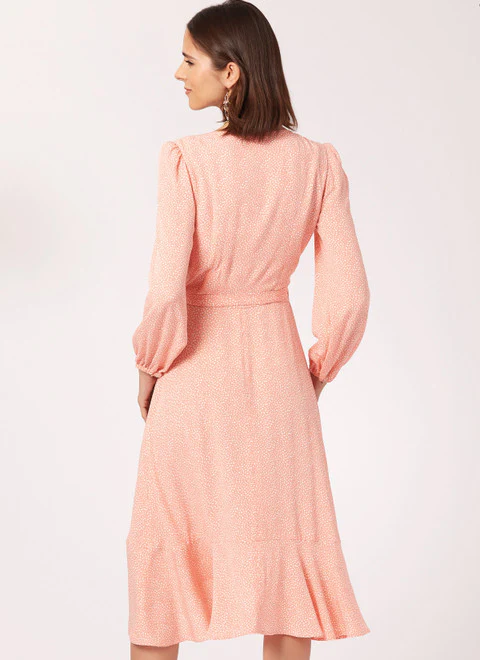 New Look Wrap Dress N6750 - Image 4