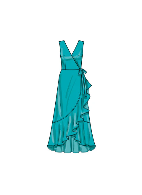 New Look Wrap Dress N6750 - Image 5