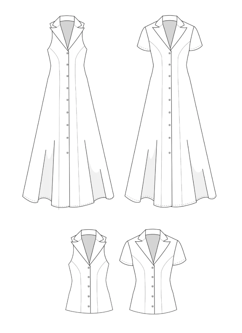 NH Patterns Diana Dress and Top - Image 16