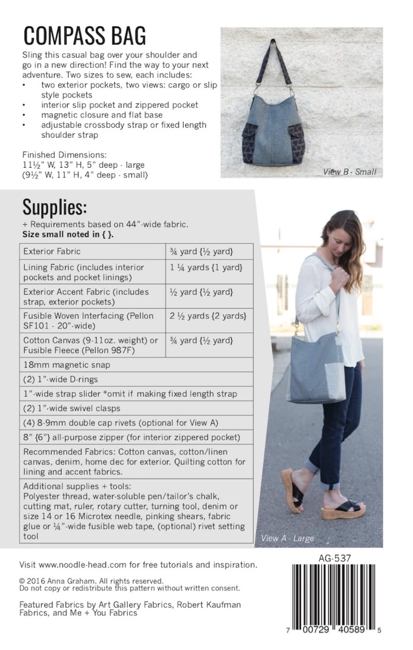 Noodlehead Compass Bag - Image 10