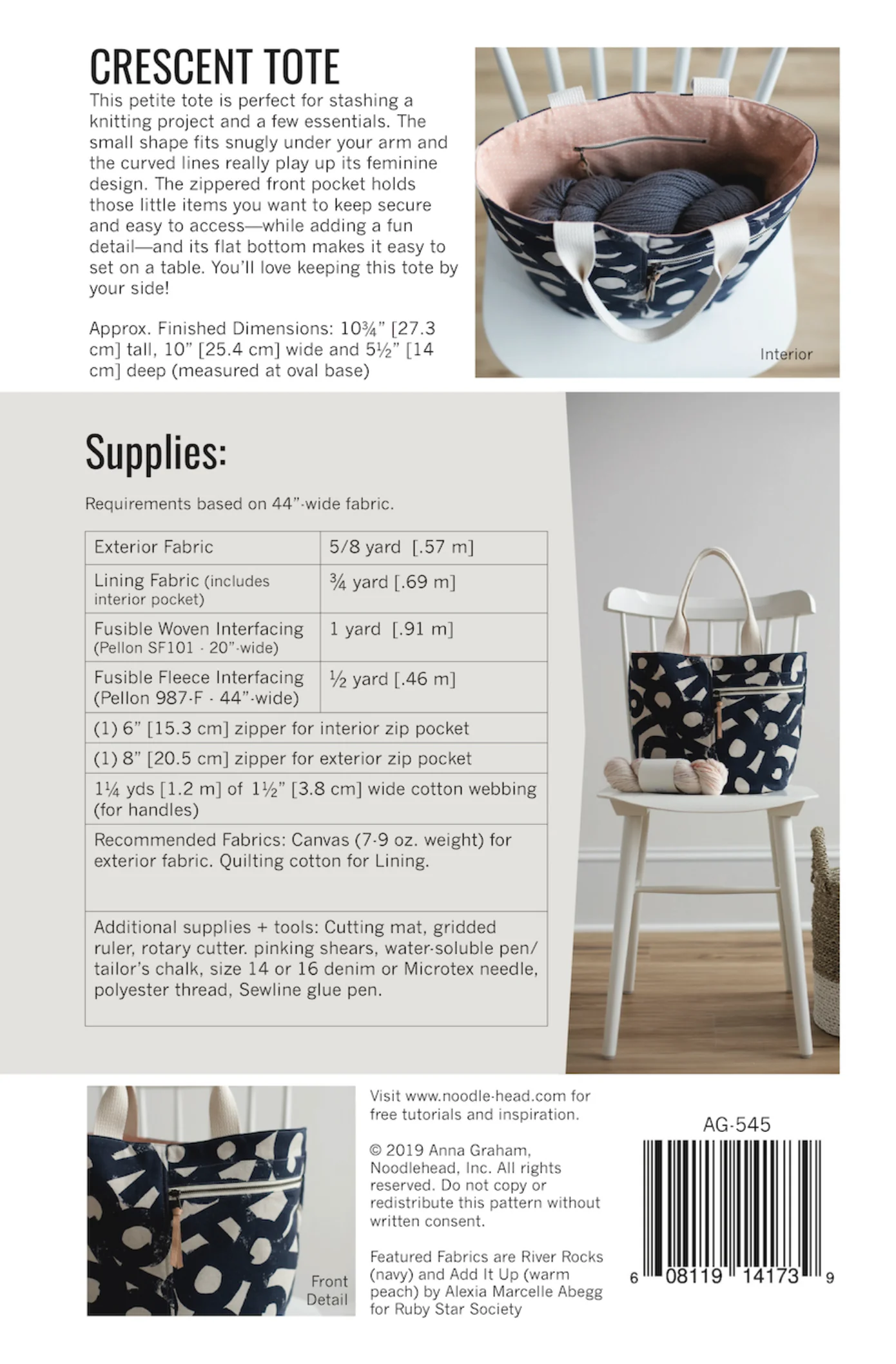 Noodlehead Crescent Tote - Image 11