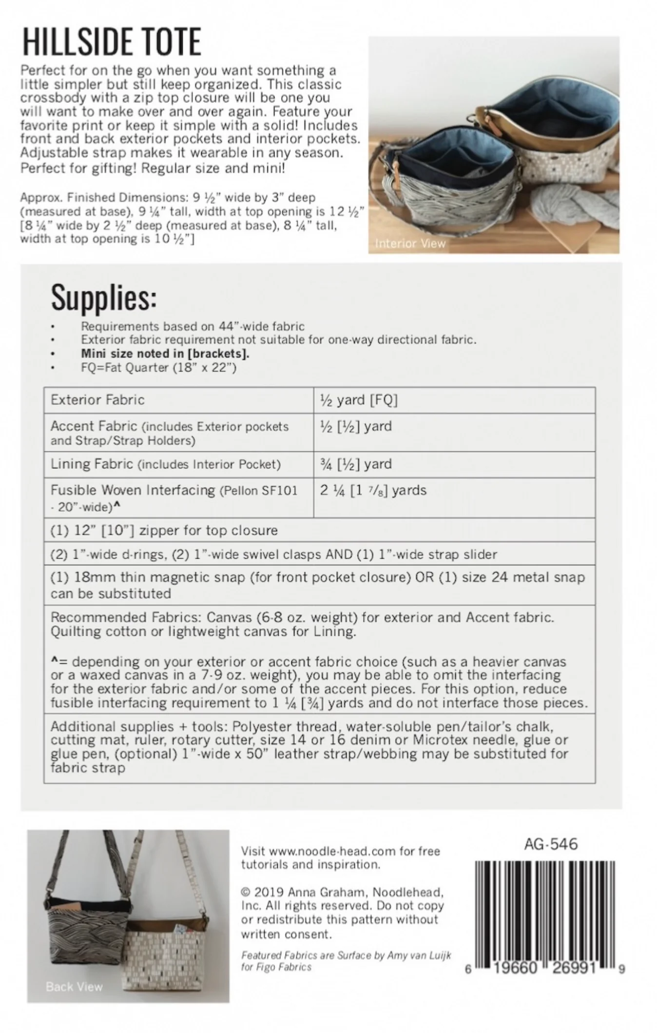 Noodlehead Hillside Tote - Image 14