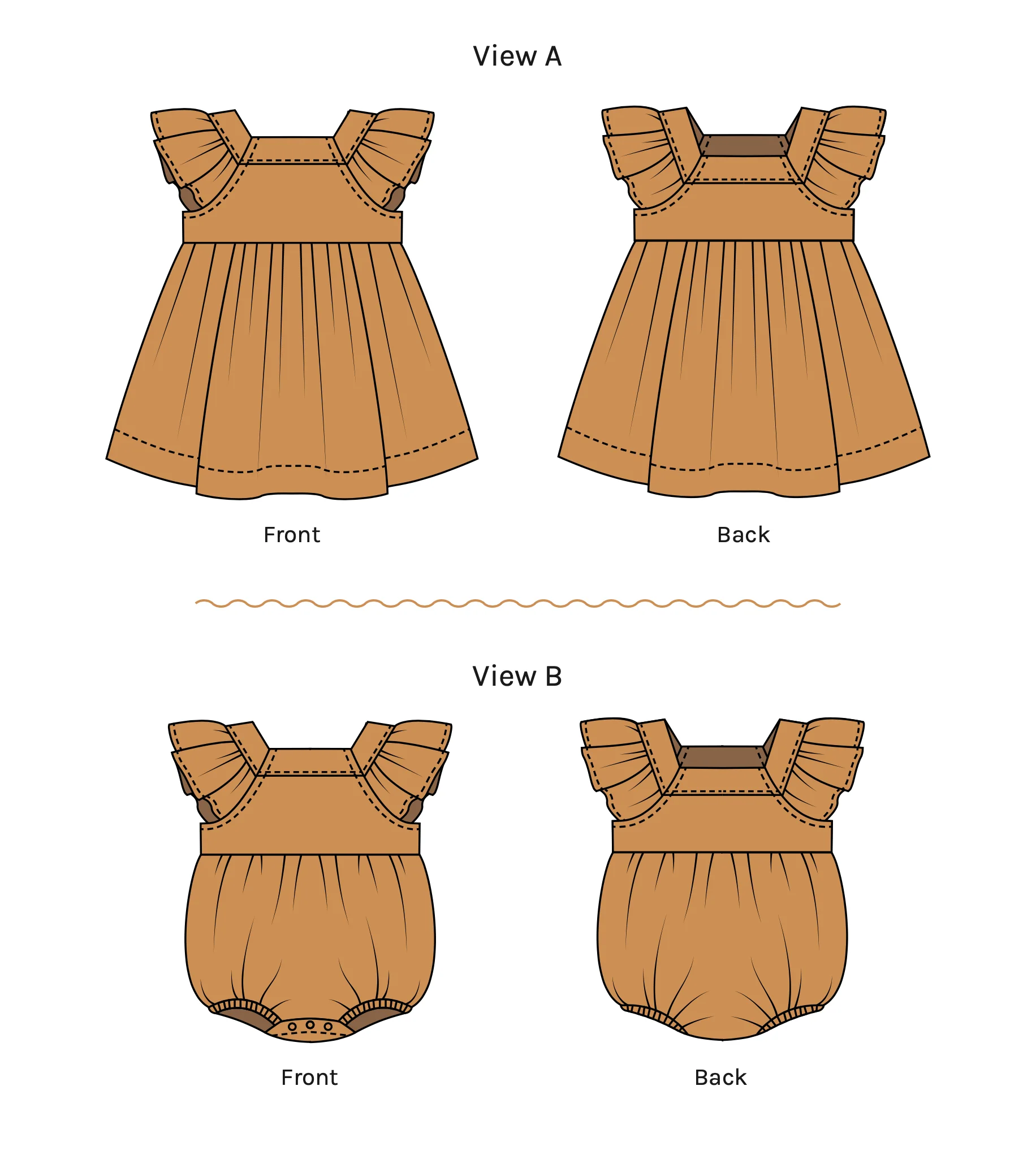 Oh Me Oh My Baby/Child Amelia Dress and Romper - Image 5