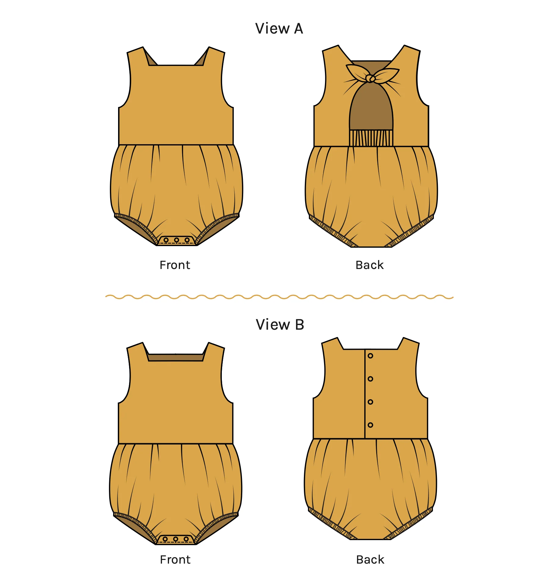 Oh Me Oh My Baby/Child Dandelion Romper - Image 3