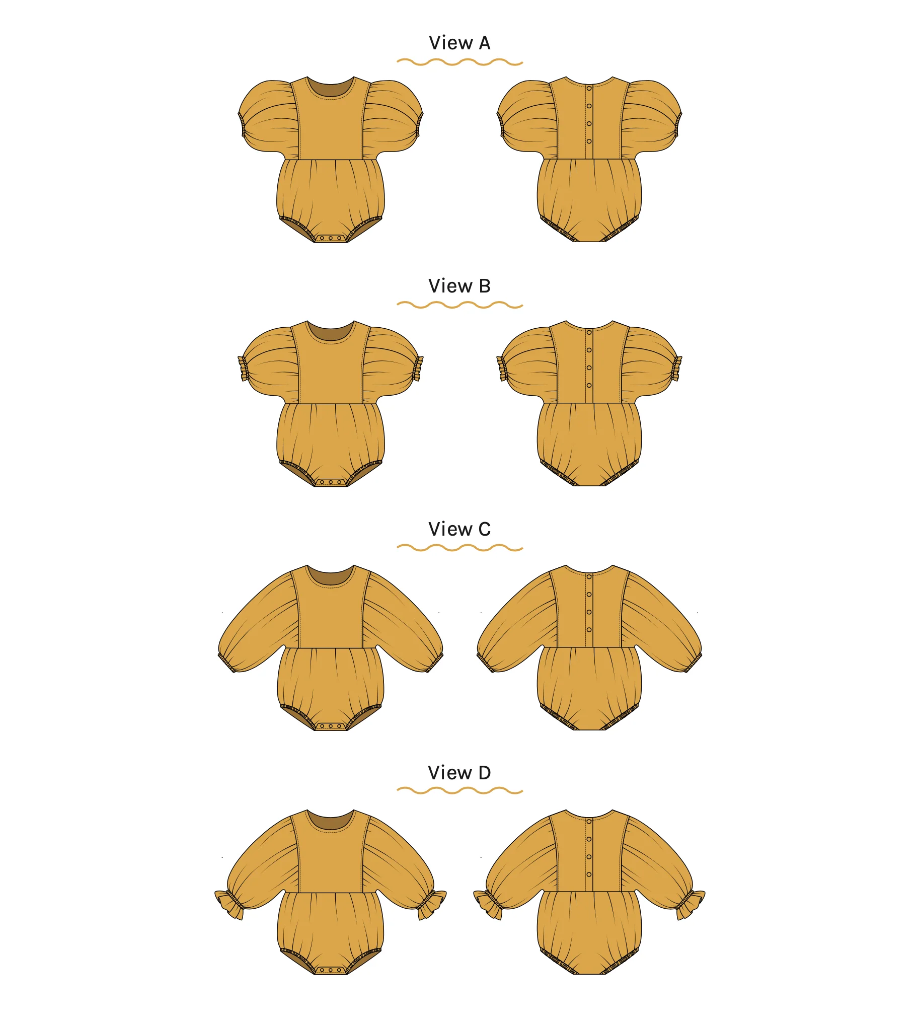 Oh Me Oh My Baby/Child Larkspur Romper - Image 5