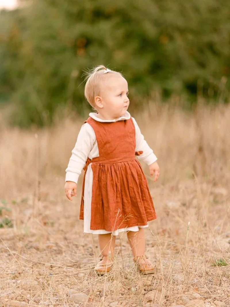 Oh Me Oh My Baby/Child Lily of the Valley Pinafore - Image 7