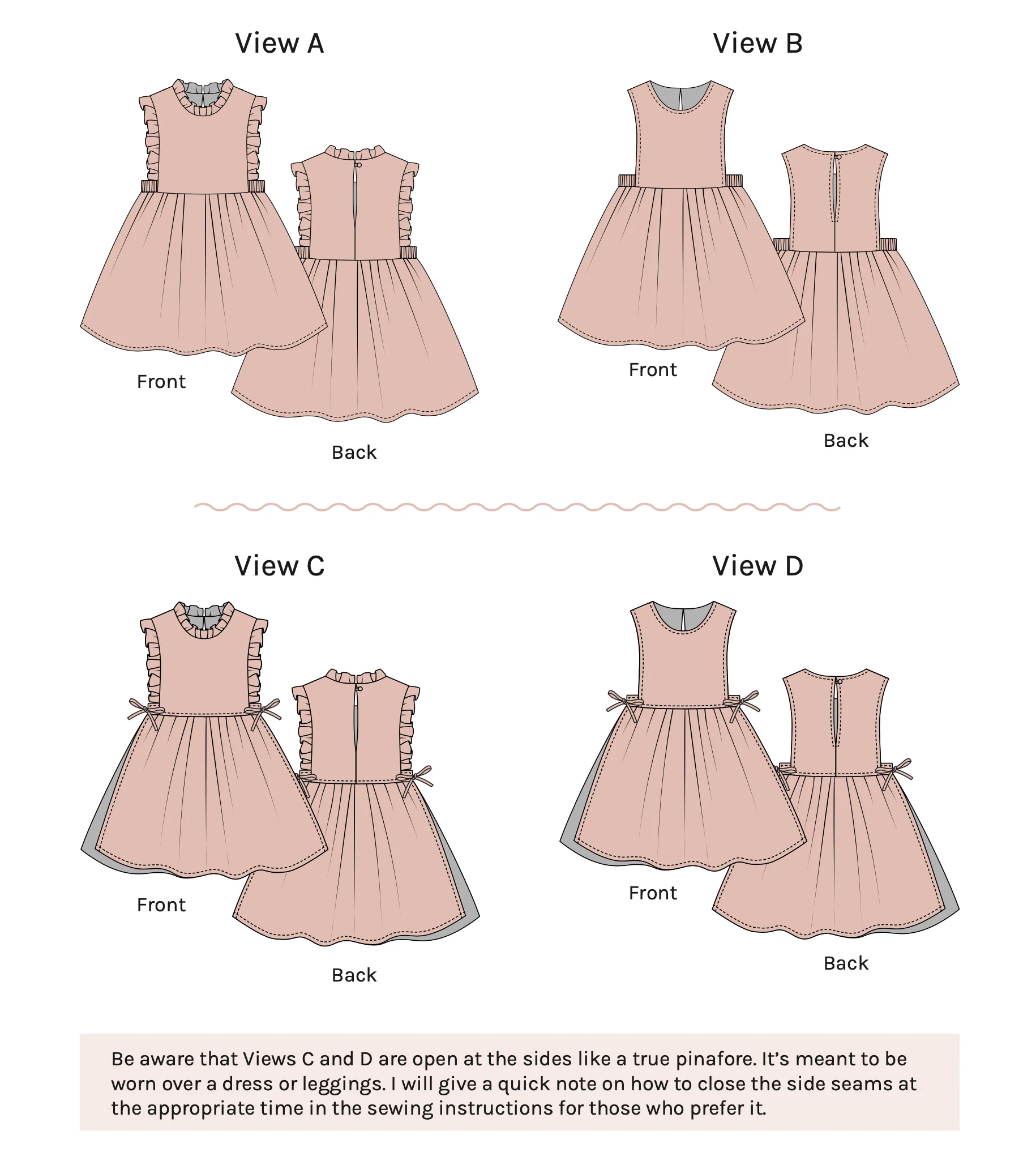 Oh Me Oh My Baby/Child Lily of the Valley Pinafore - Image 8
