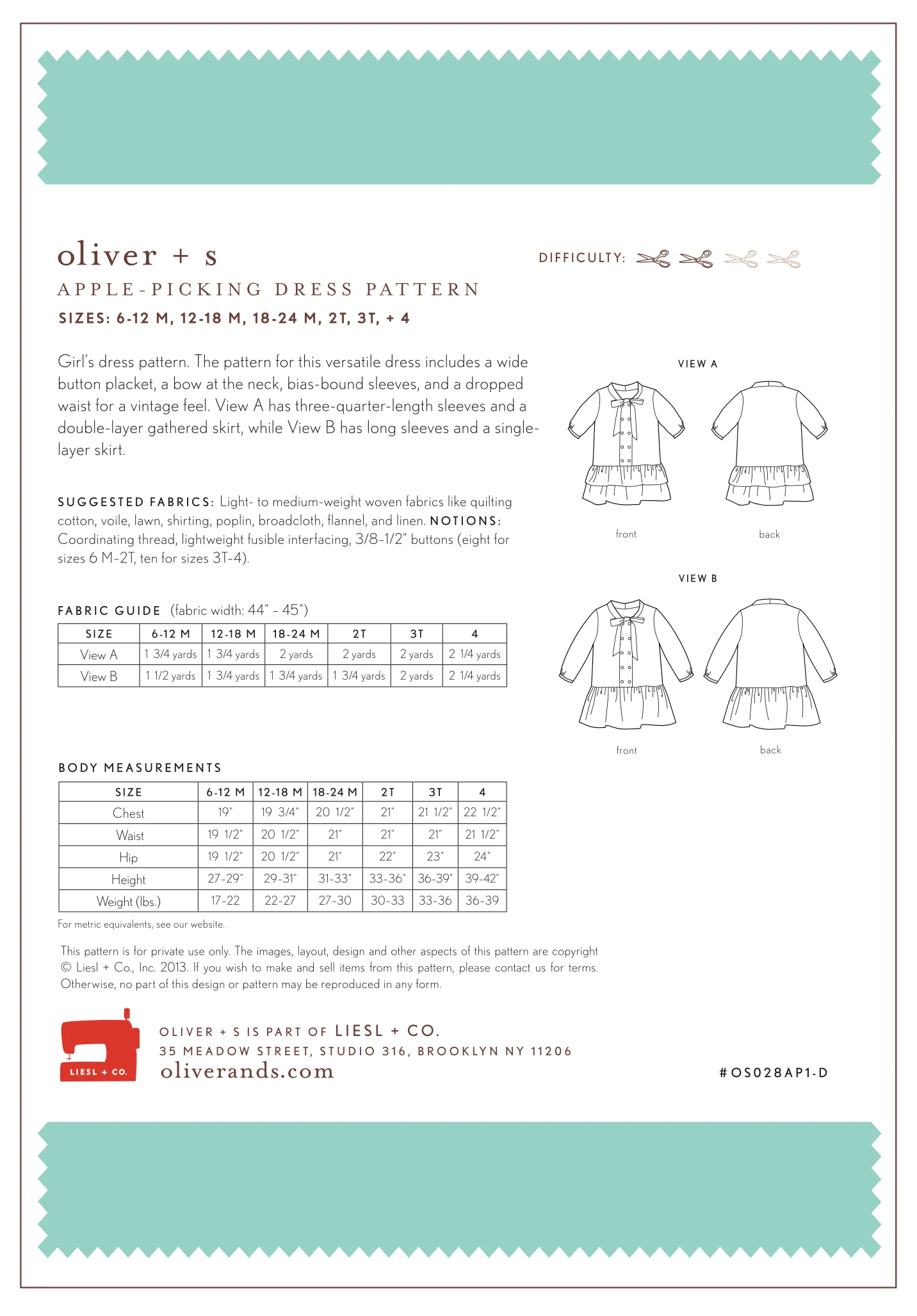 Oliver + S Apple Picking Dress PDF - Image 5