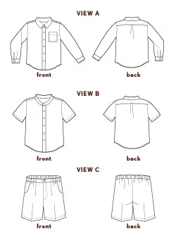 Oliver + S Sketchbook Shirt and Shorts PDF - Image 8