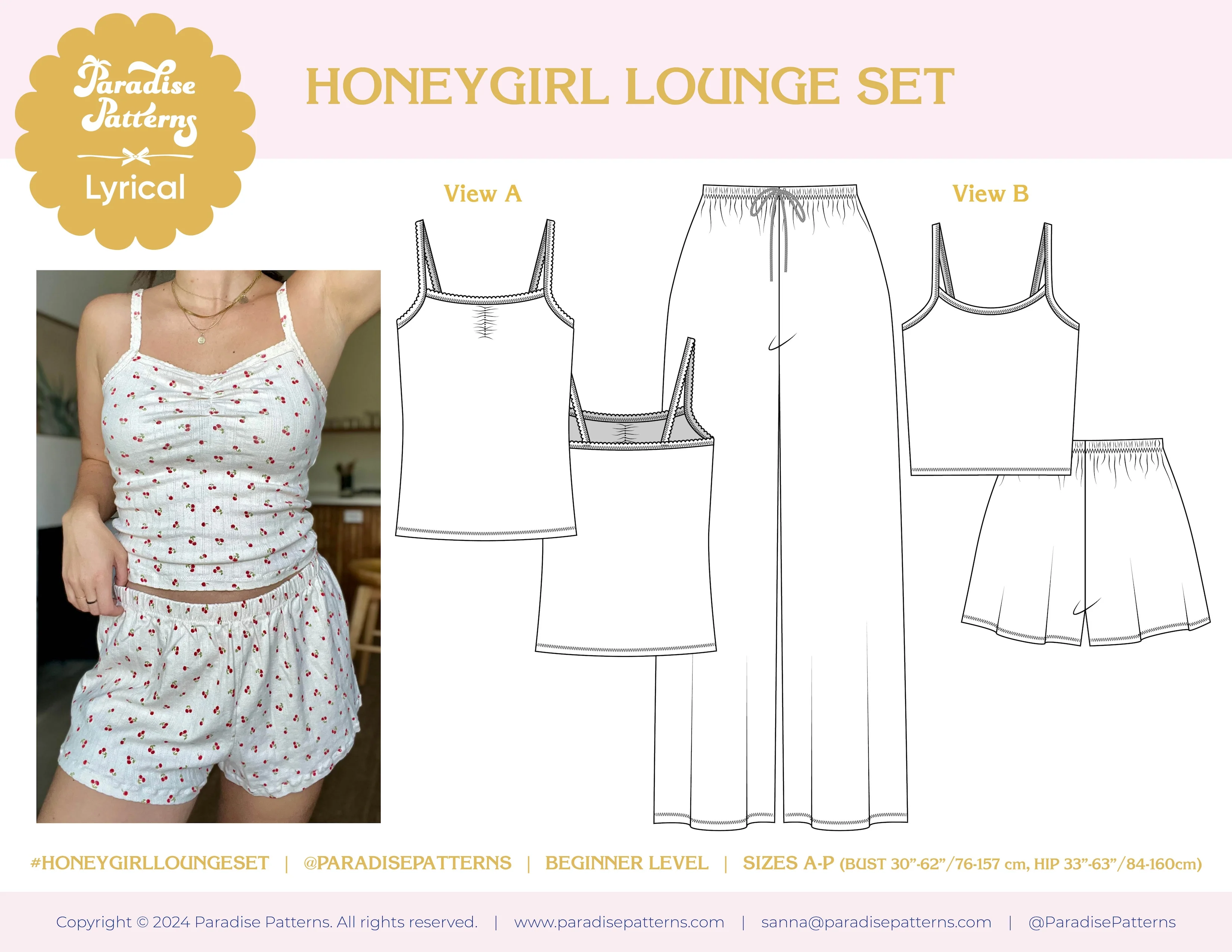 Paradise Patterns Honeygirl Lounge Set - Image 13