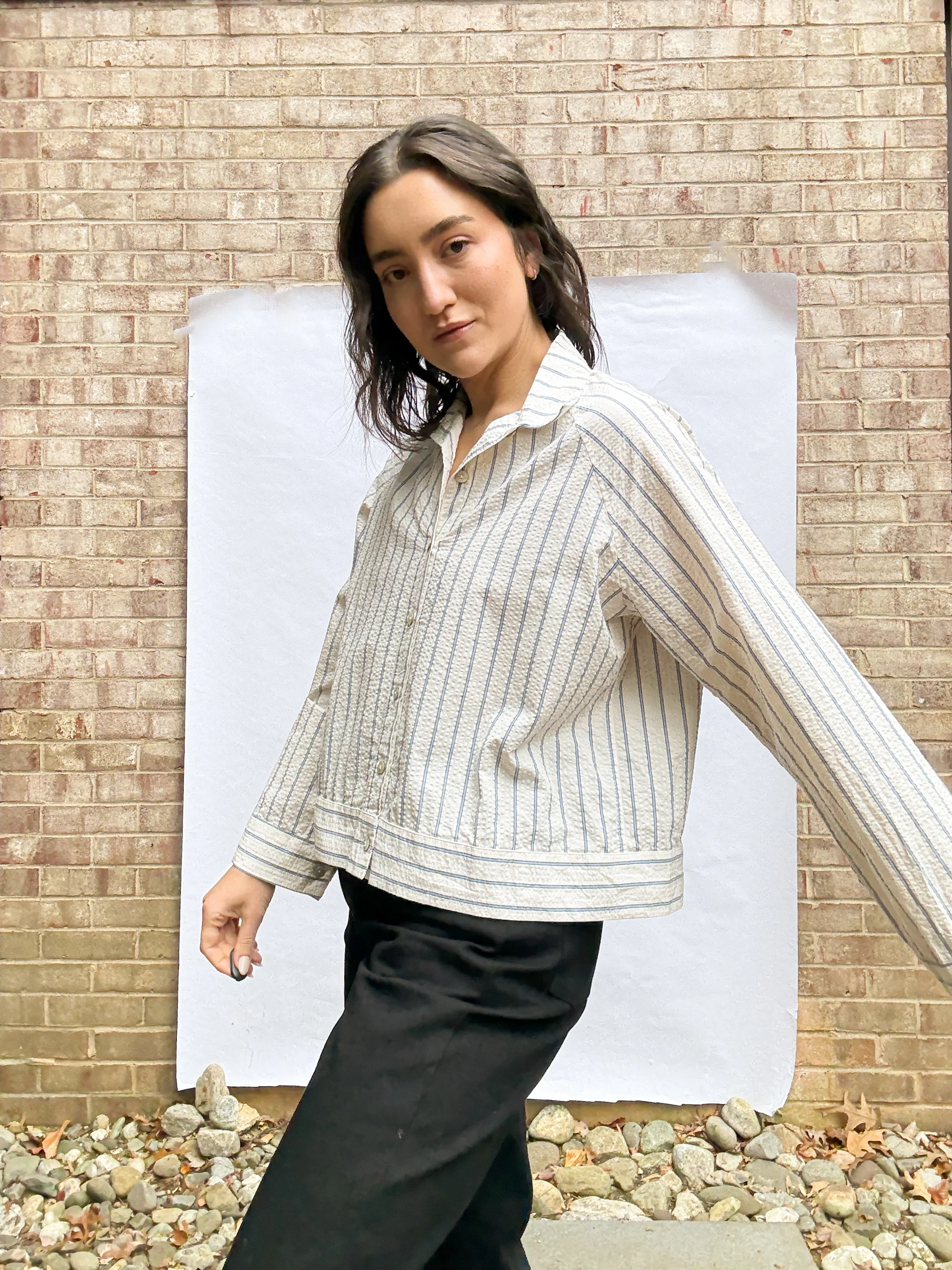 Paradise Patterns Rose Raglan Button Up - Image 15