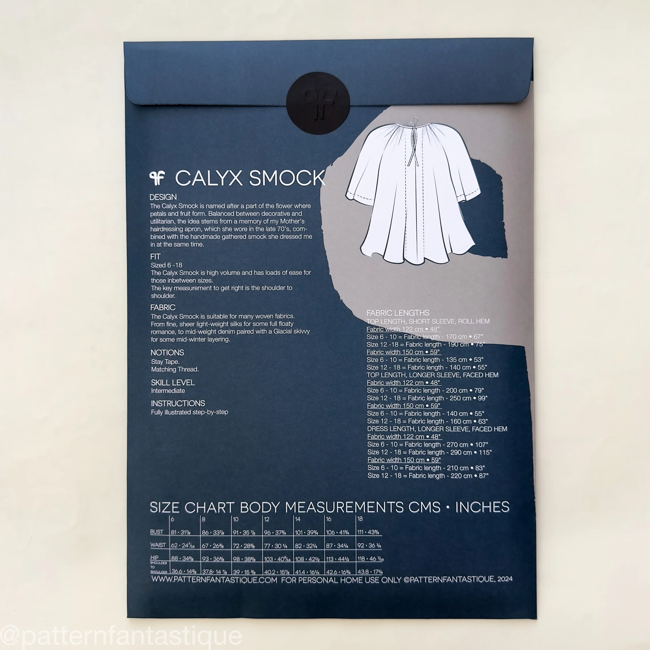 Pattern Fantastique Calyx Smock - Image 11