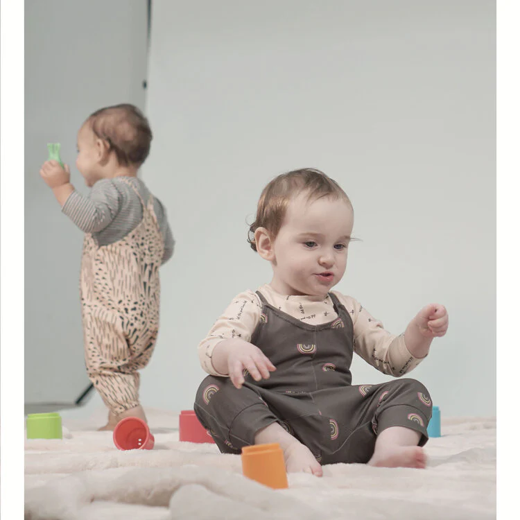 Pattern Paper Scissors Avery Jersey Romper - Image 4