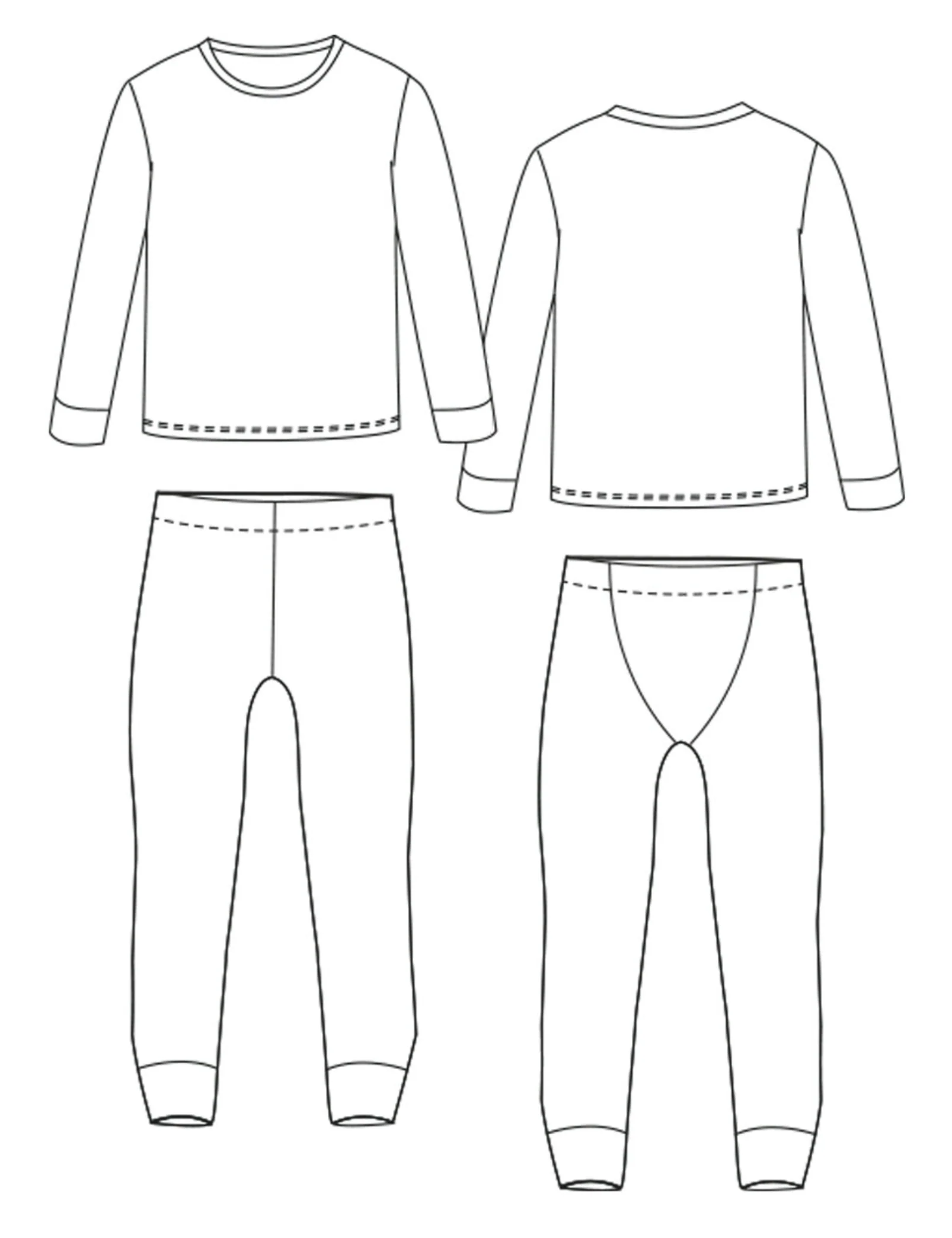 Pattern Paper Scissors Baby/Child Perri PJs - Image 7