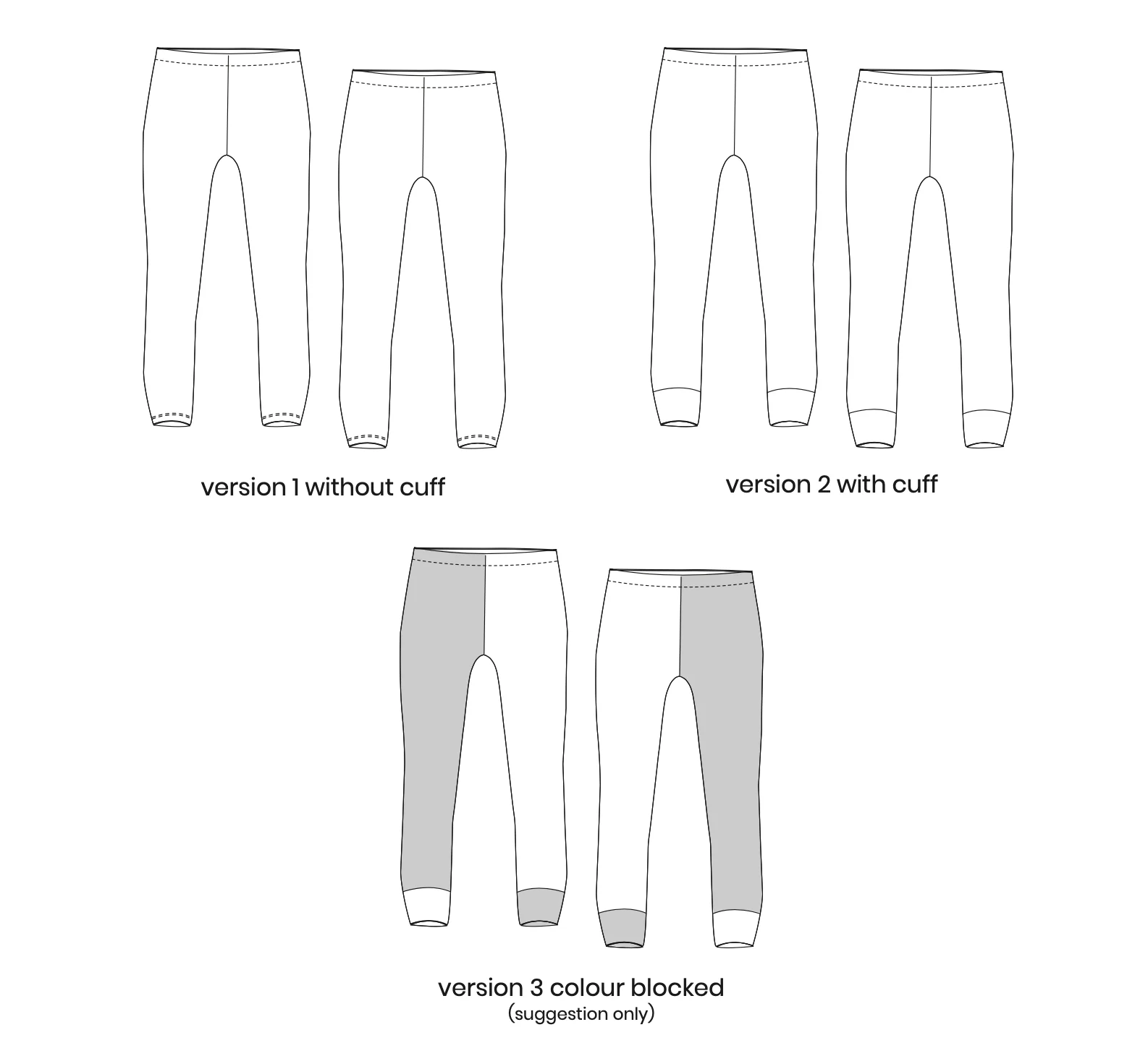 Pattern Paper Scissors Roux Legging - Image 12