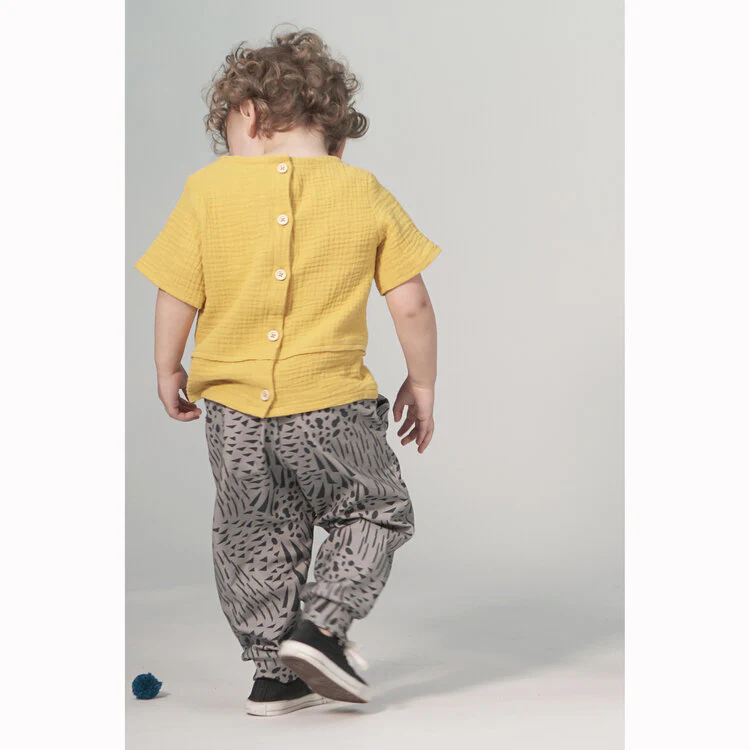 Pattern Paper Scissors Wren Woven Tee - Image 6