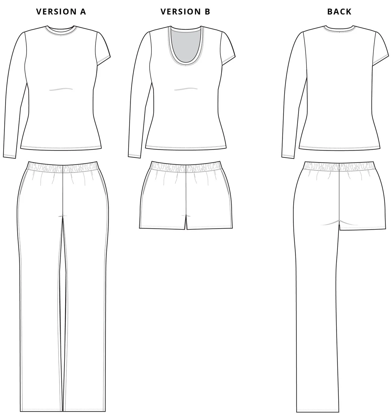 Pattern Scout Comfi Tee and Pants Lounge Set - Image 15