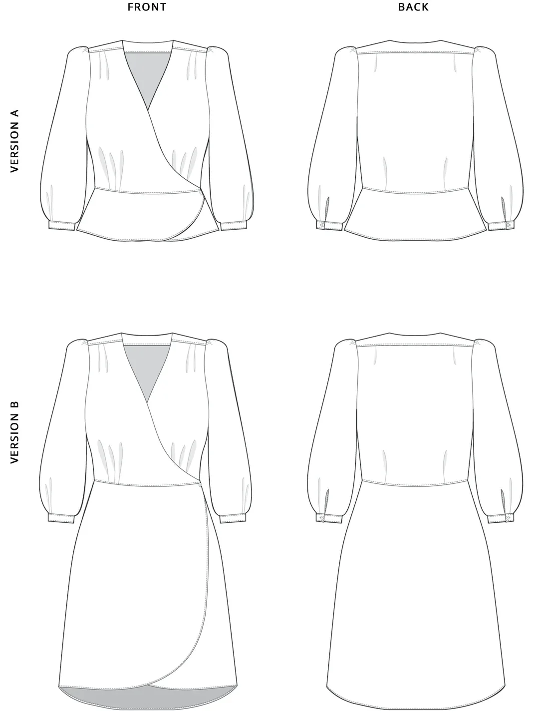 Pattern Scout Romy Wrap Top and Dress - Image 15
