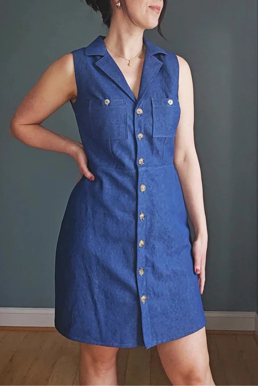 Pattern Scout Vivi Blouse and Dress - Printed copy shop D CUP (+£7.00)