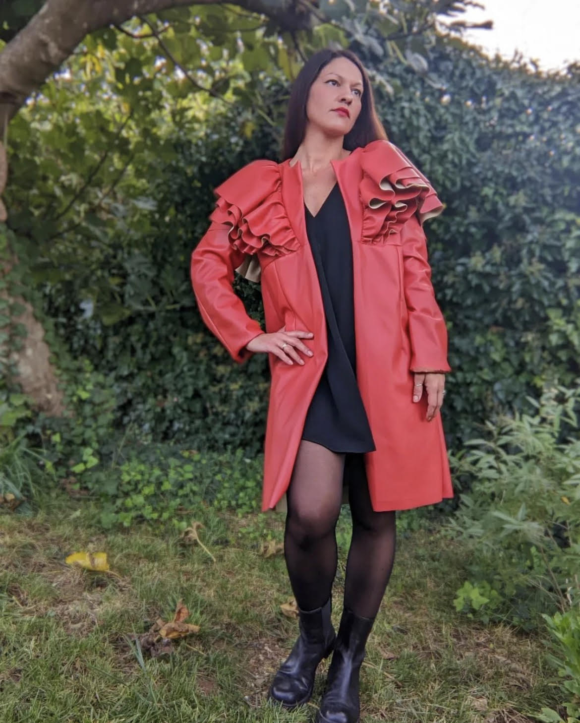 Pattern Sewciety Epic Ruffle Coat - Image 9