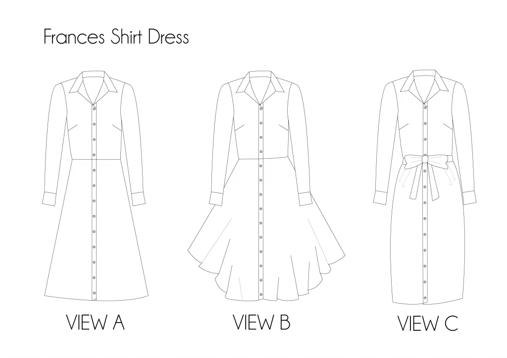 Pattern Sewciety Frances Shirt Dress - Image 7