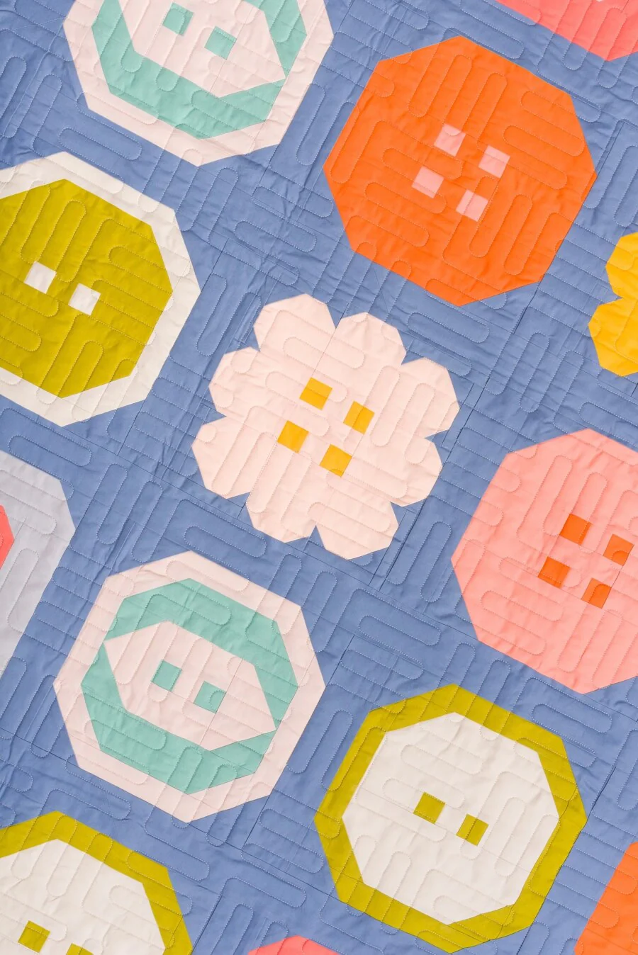 Pen and Paper Patterns Buttoned Up Quilt - Image 7