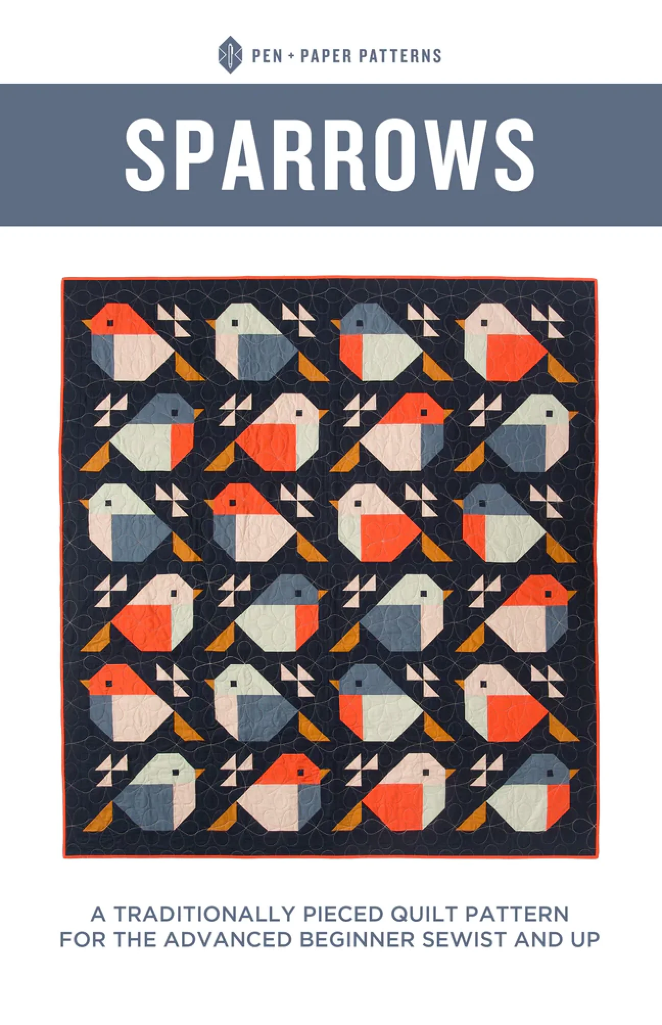 Pen and Paper Patterns Sparrows Quilt - Image 5