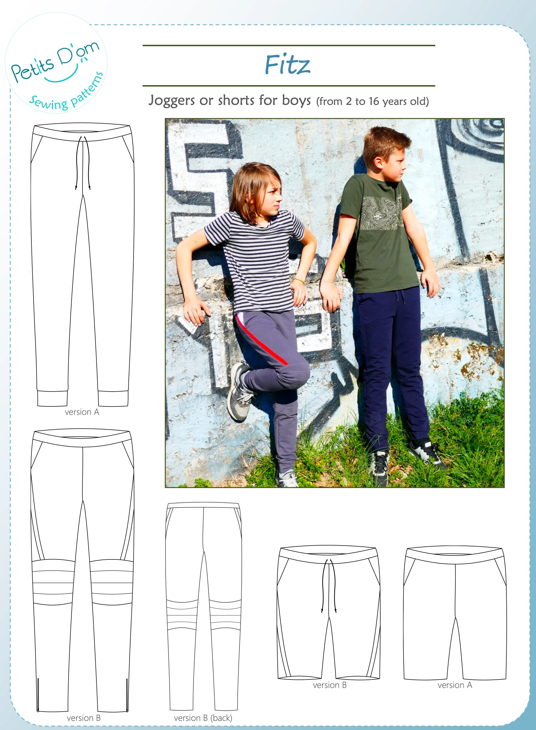 Petits D'om Fitz Joggers or Shorts - Image 11