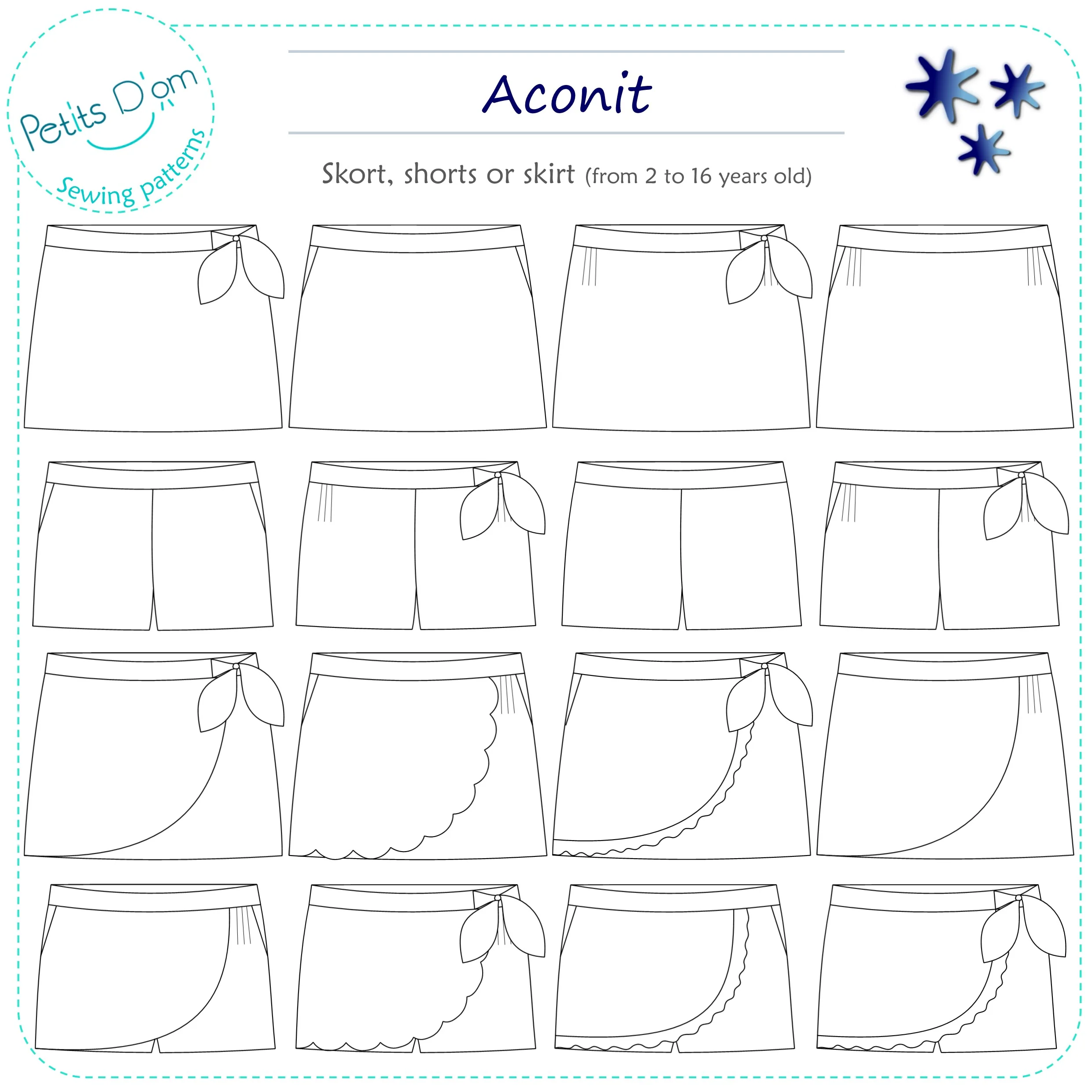 Petits D'om Aconit Skort, Shorts or Skirt - Image 12
