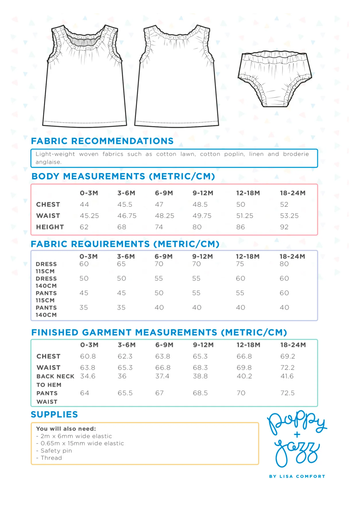 Poppy & Jazz Babies' Daffodil Dress and Pants - Image 6
