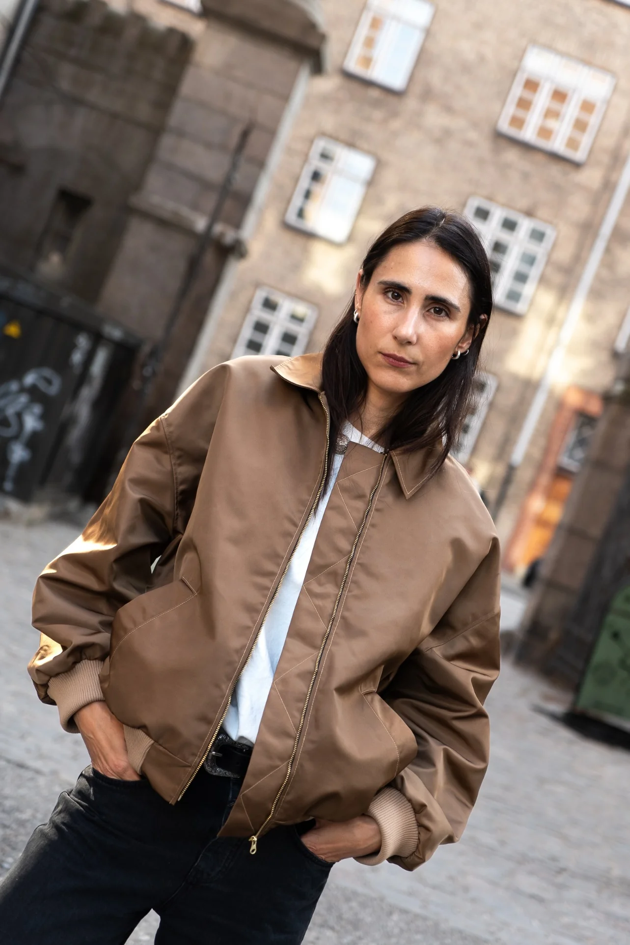 Puff and Pencil Bomber Jacket - Image 2