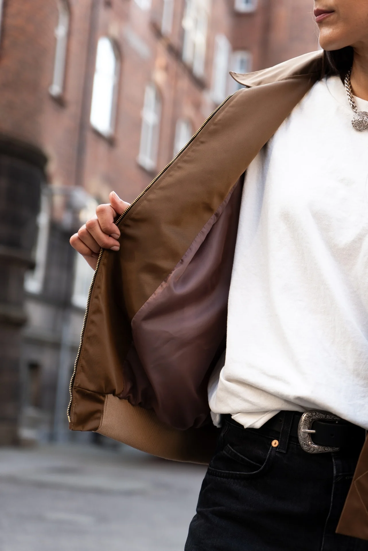 Puff and Pencil Bomber Jacket - Image 3