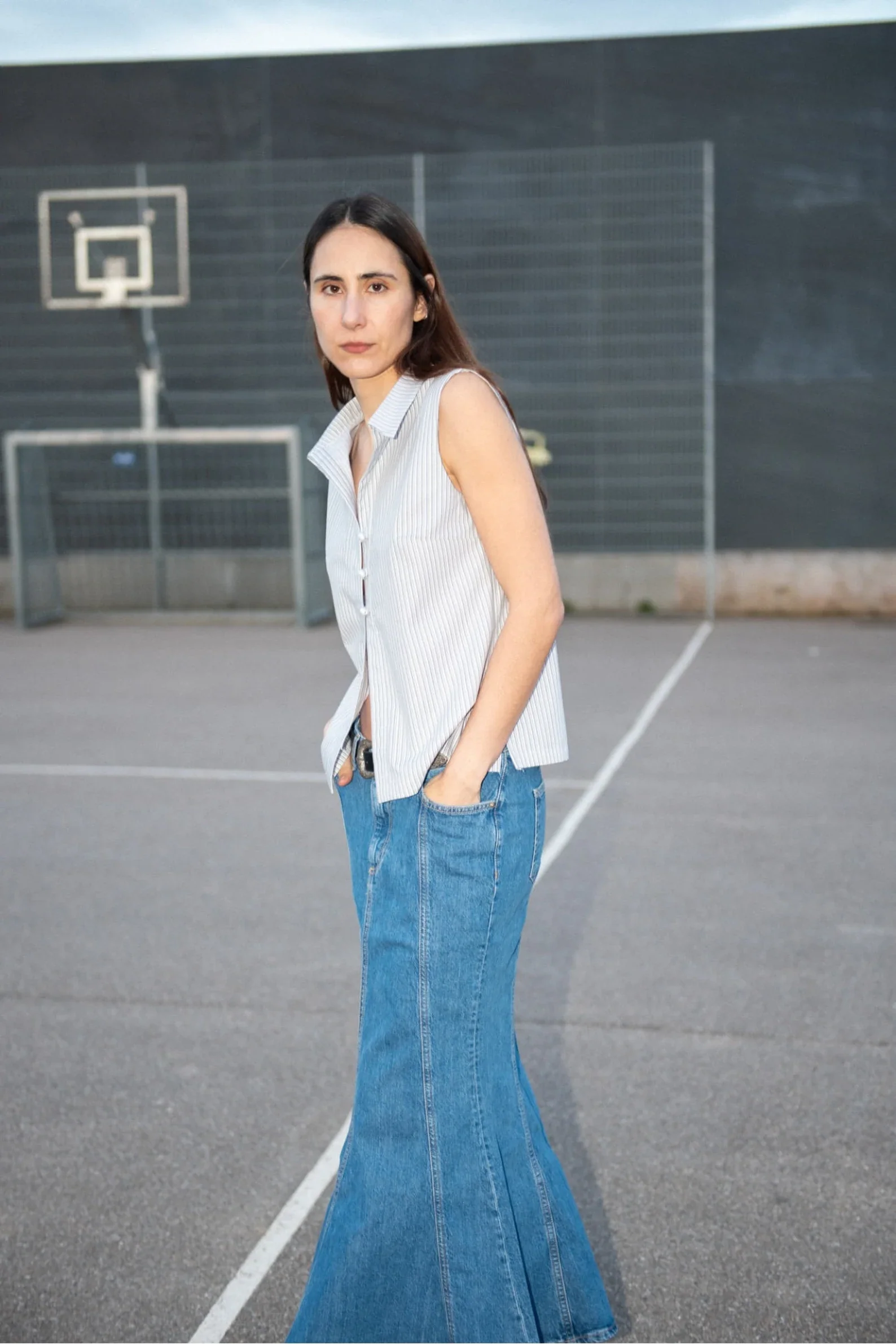 Puff and Pencil Collared Blouse - Image 2