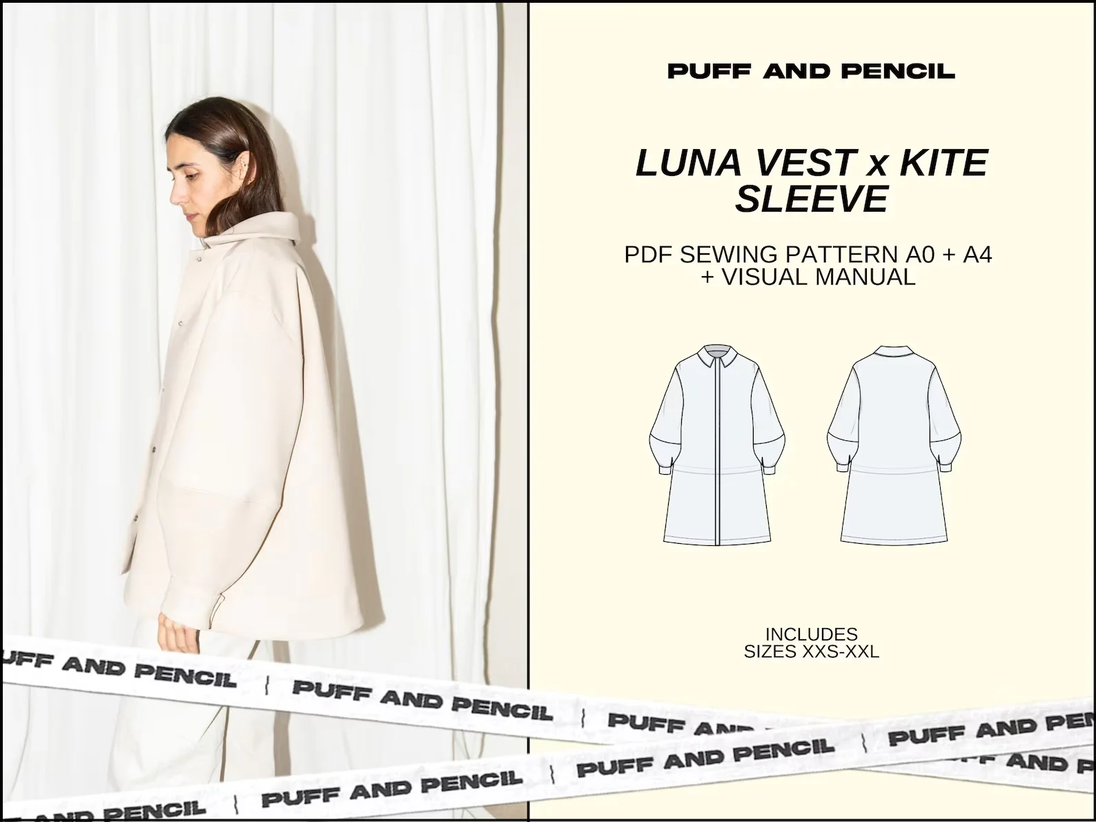 Puff and Pencil Luna Vest & Kite Sleeve - Image 7