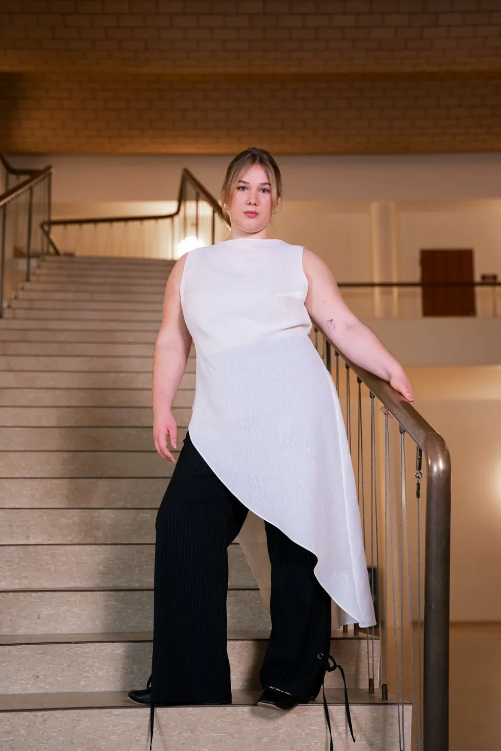 Puff and Pencil Slash Dress & Cap Sleeve - Image 5
