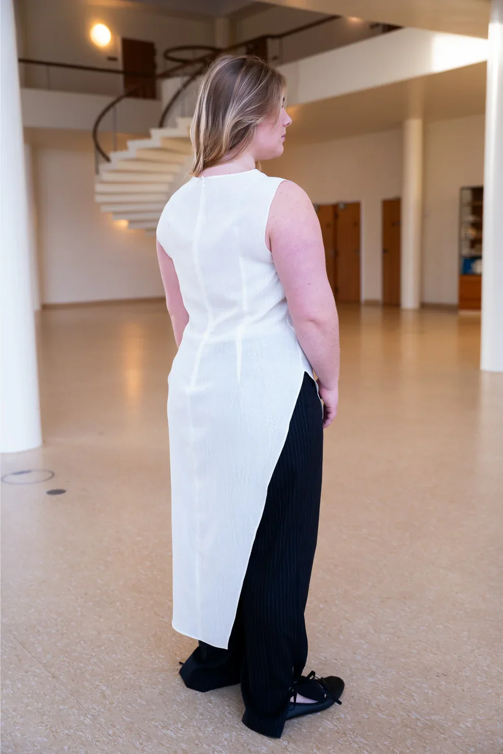Puff and Pencil Slash Dress & Cap Sleeve - Image 8