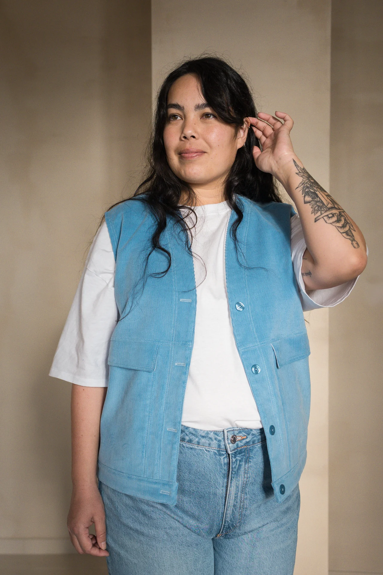 Ready to Sew Hendrix Sleeveless Jacket - Image 6