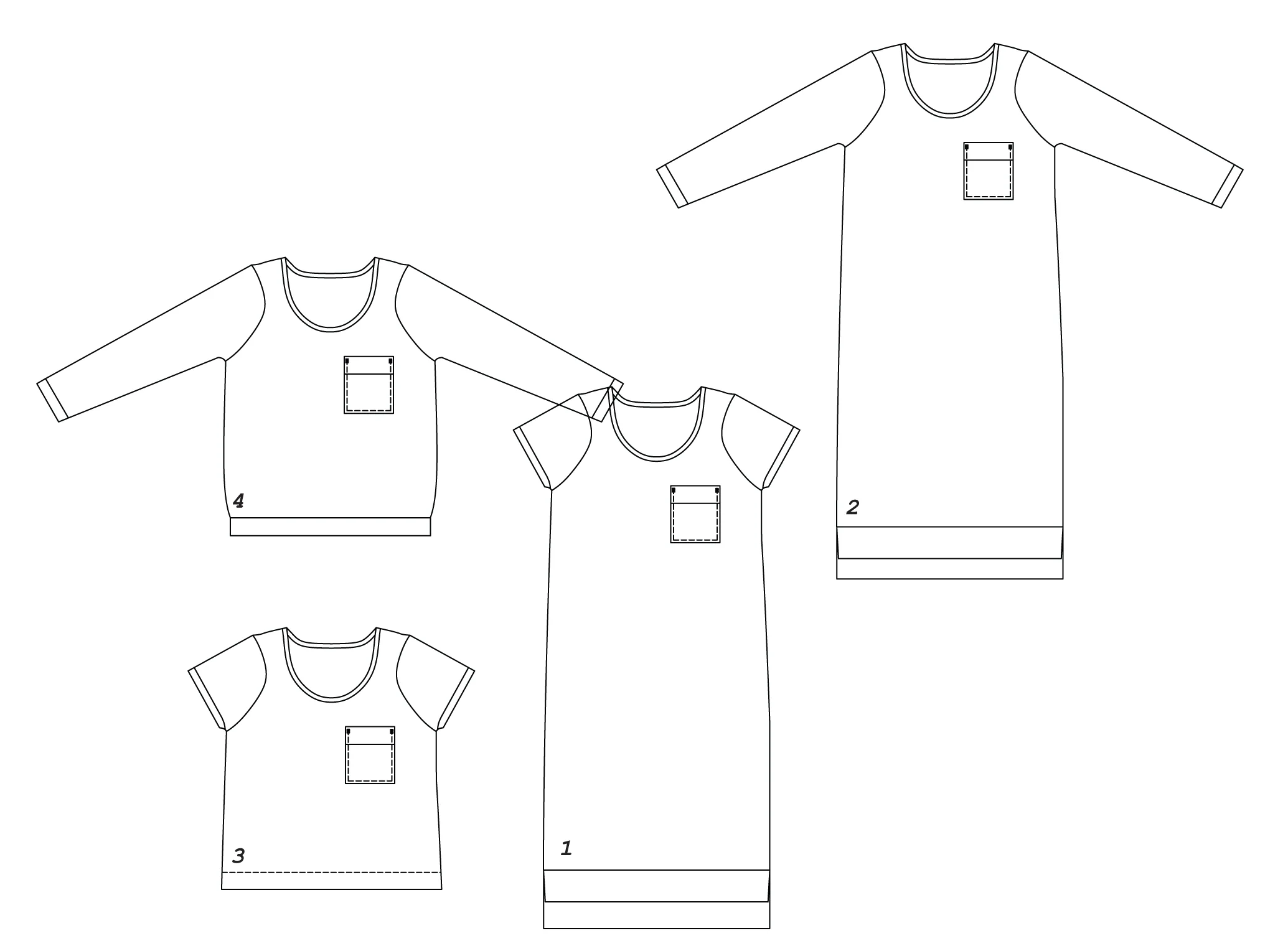 Ready to Sew Jeanne T-shirt and Dress - Image 16