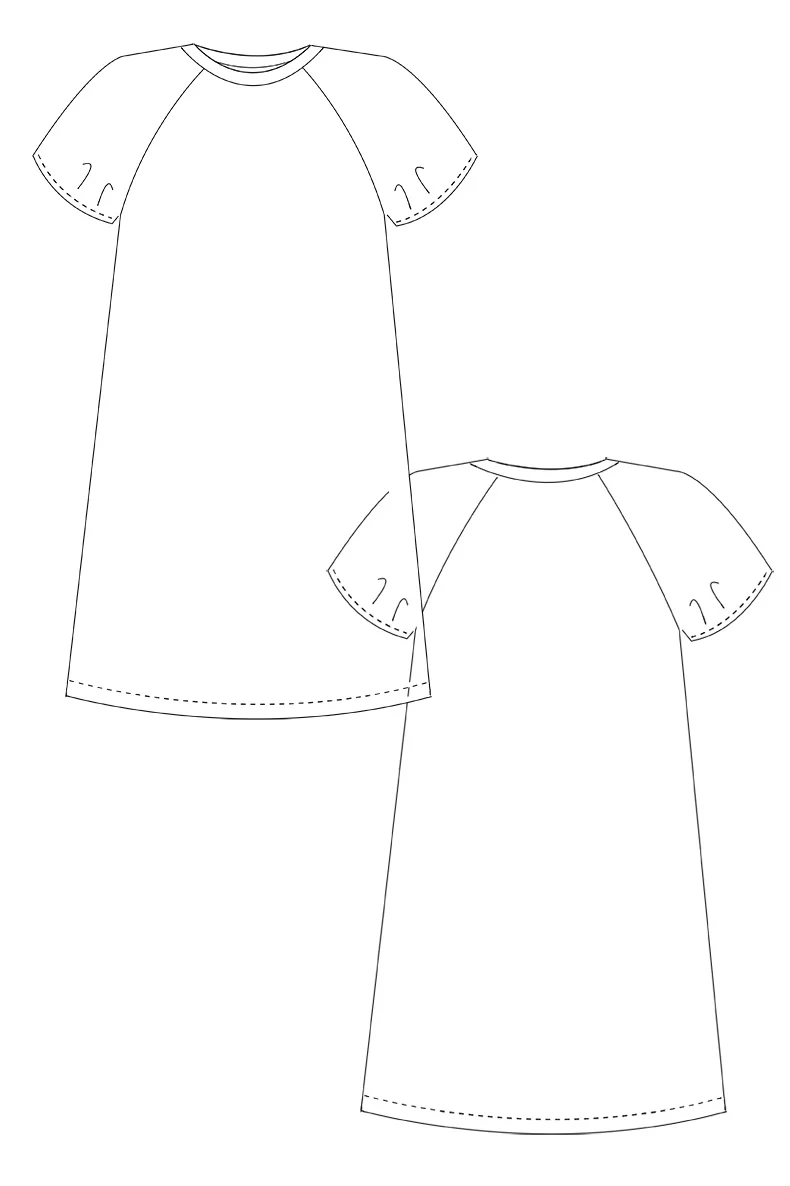 Schnittchen Patterns Laisa T-shirt and Dress - Image 10