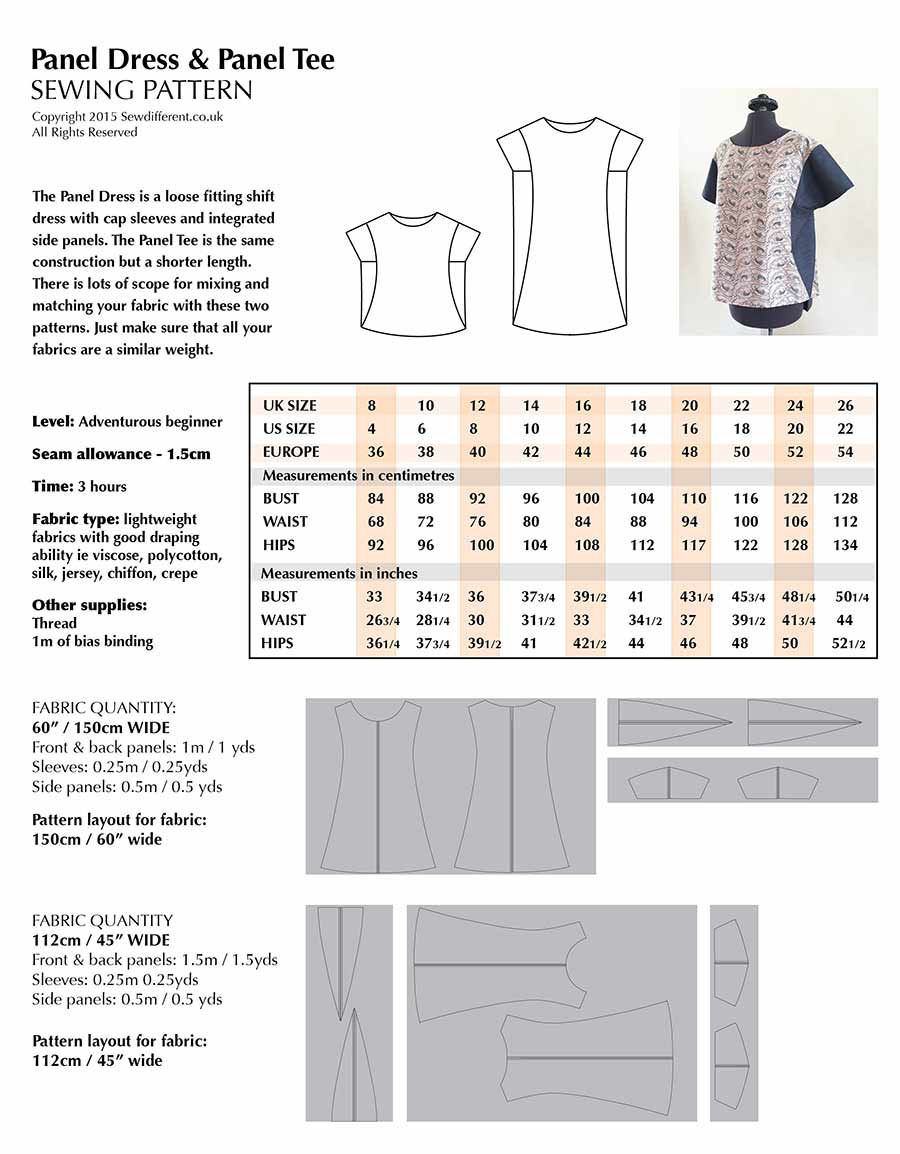 Sew Different Panel Dress and Tee - Image 4