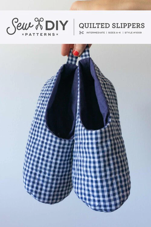 Sew DIY Unisex Quilted Slippers - Image 8
