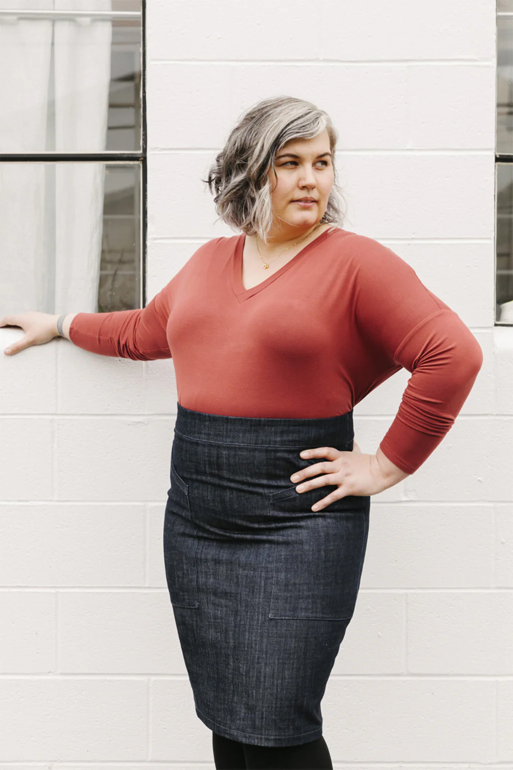 Sew House Seven Tabor V-neck Top - Image 19