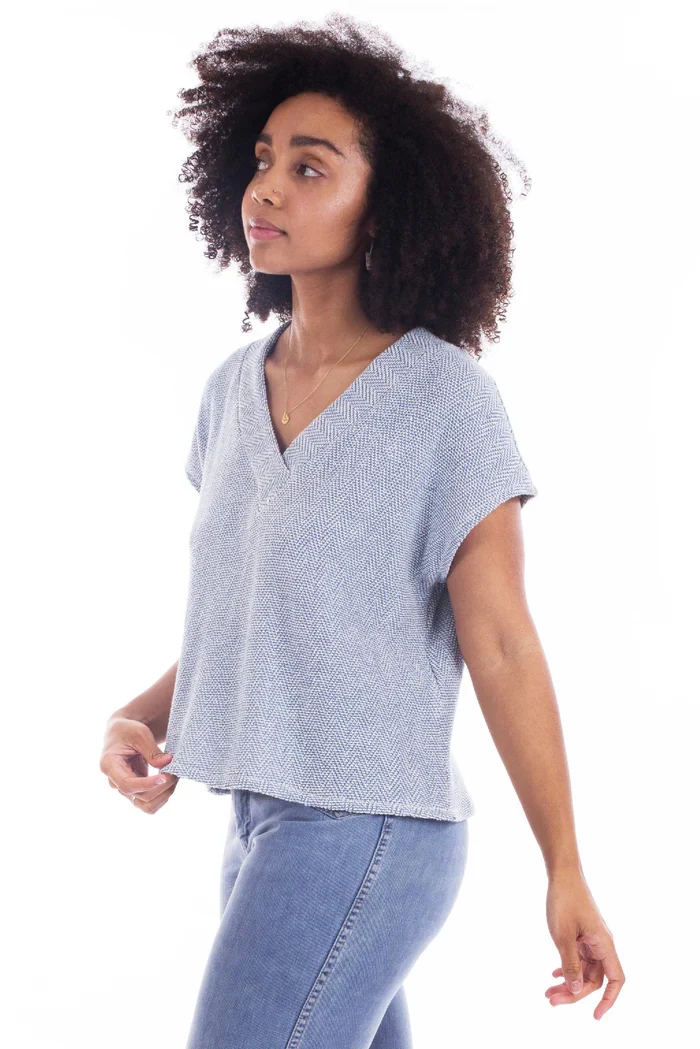 Sew House Seven Tabor V-neck Top - Image 9