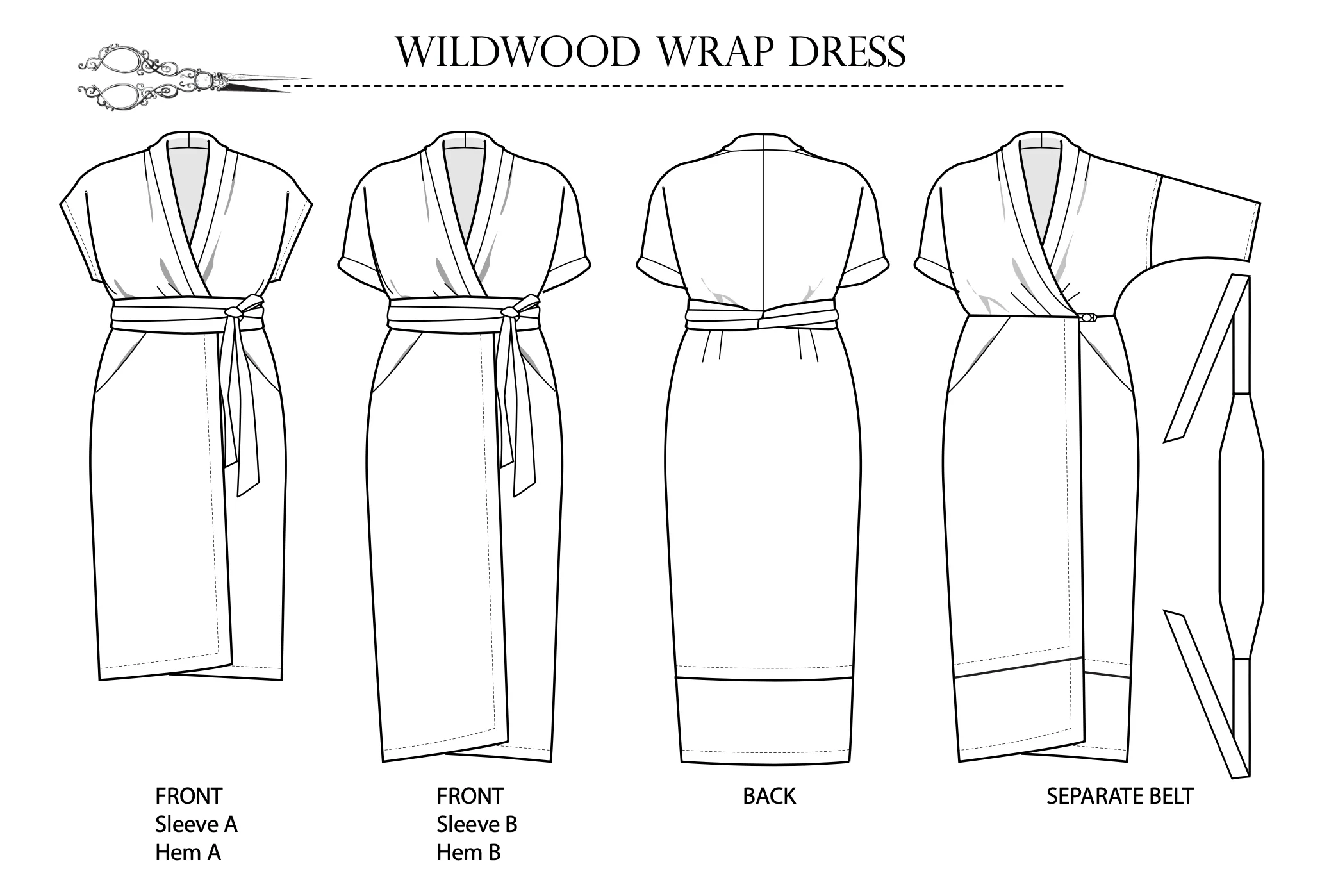 Sew House Seven Wildwood Wrap Dress - Image 23
