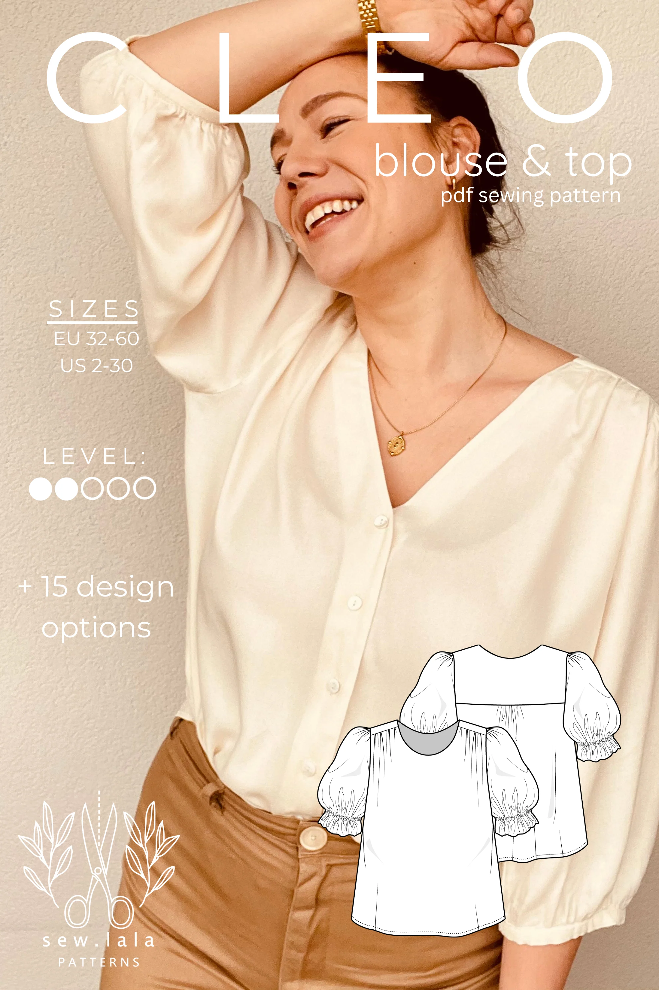 Sew.lala Patterns Cleo Blouse and Top - Image 11